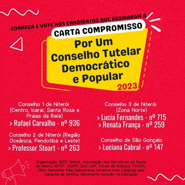 Elei&ccedil;&otilde;es para Conselho Tutelar acontecem no pr&oacute;ximo domingo, 1&ordm; de outubro