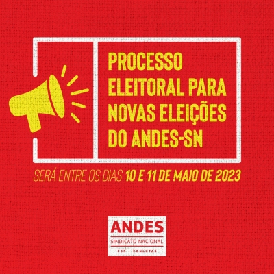 ANDES-SN convoca eleições para Diretoria do Sindicato Nacional gestão biênio 2023/2025