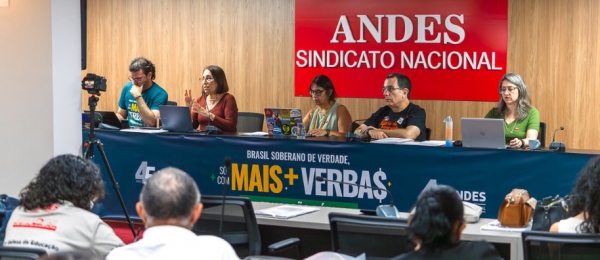 Reuni&atilde;o conjunta dos Setores com GT Verbas debate financiamento da educa&ccedil;&atilde;o p&uacute;blica