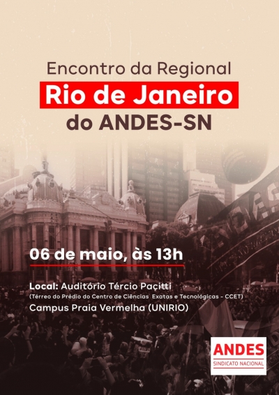 II Encontro da Regional Rio do Andes-SN vai discutir conjuntura política e econômica