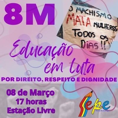8M em Friburgo: concentra&ccedil;&atilde;o &agrave;s 17h na Rodovi&aacute;ria Urbana para o ato do dia de luta das mulheres