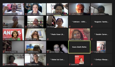 Reuni&atilde;o dos setores do Andes-SN refor&ccedil;a luta contra PL que quer reabrir escolas e universidades no pior momento da pandemia