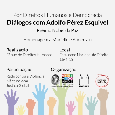 Pr&ecirc;mio Nobel da Paz homenagear&aacute; Marielle Franco em evento na UFRJ