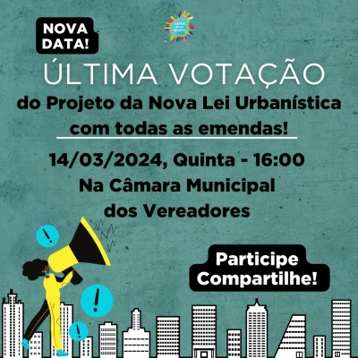 Material de divulgação do movimento que defende a rejeição do projeto da Prefeitura de Niterói