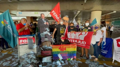 Ato no Aeroporto, na ter&ccedil;a-feira, dia 26 de outubro de 2021