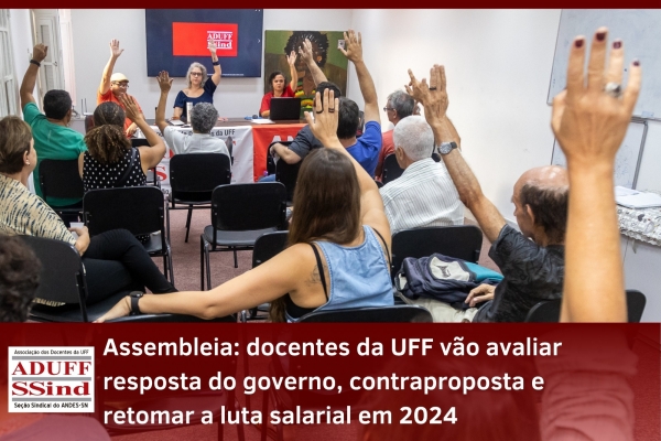 Assembleia ser&aacute; nesta quinta-feira, dia 25 de janeiro, na sede da Aduff, com possibilidade de participa&ccedil;&atilde;o por v&iacute;deo
