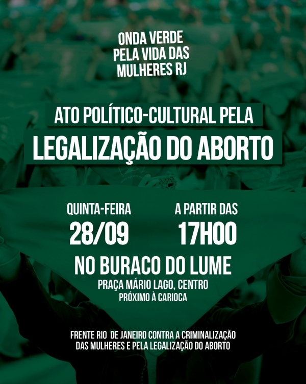 Ap&oacute;s assembleia docente, Aduff convida para ato pelo direito ao aborto no Centro do Rio