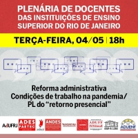 Andes-RJ convida para 2° Plenária 